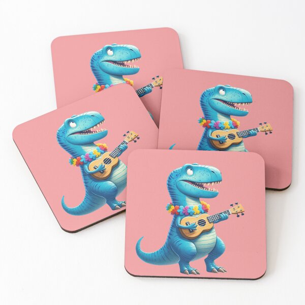 Item preview, Funny T-Rex Strumming Along designed and sold by CoussaZau.