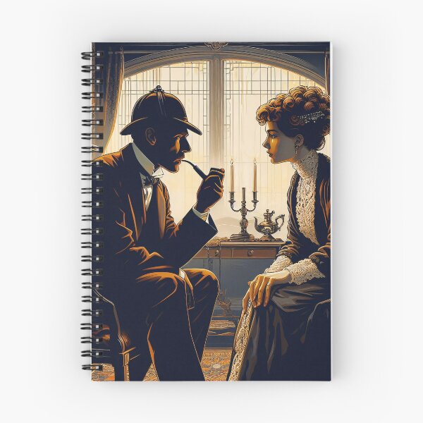Item preview, Sherlock Holmes and Irene Adler - "A Scandal in Bohemia" designed and sold by ClassicRetroism.