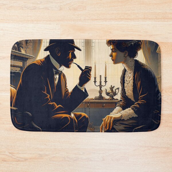 Item preview, Sherlock Holmes and Irene Adler - "A Scandal in Bohemia" designed and sold by ClassicRetroism.