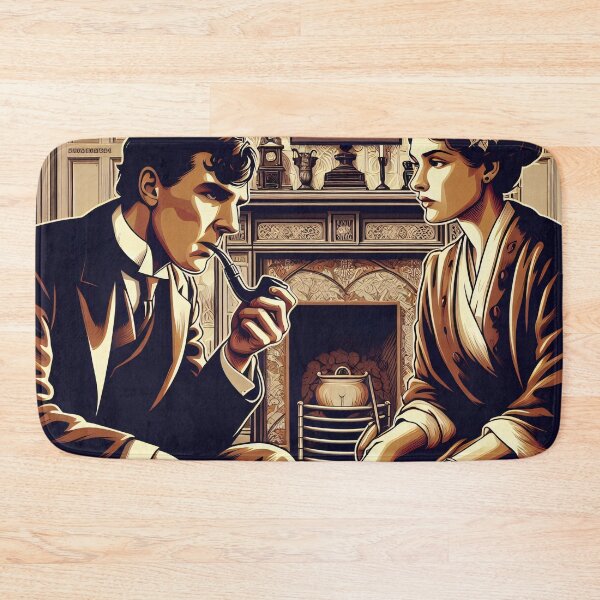 Item preview, Sherlock Holmes and Irene Adler - "A Scandal in Bohemia" designed and sold by ClassicRetroism.