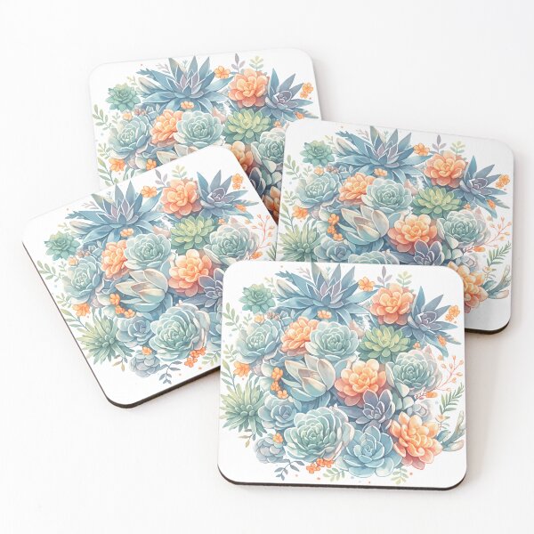 Item preview, Colorful Succulents decoration designed and sold by BouquetlikeLove.