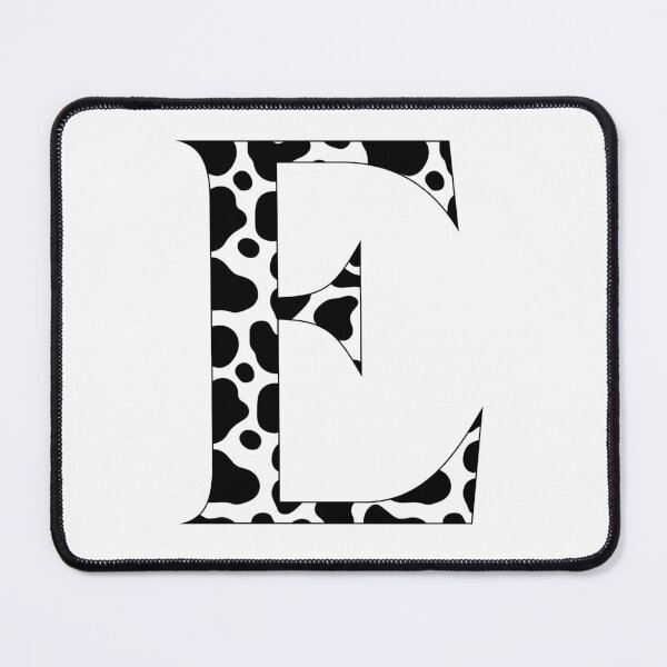 Item preview, Letter E Cow Print Initial designed and sold by NimuehArt.