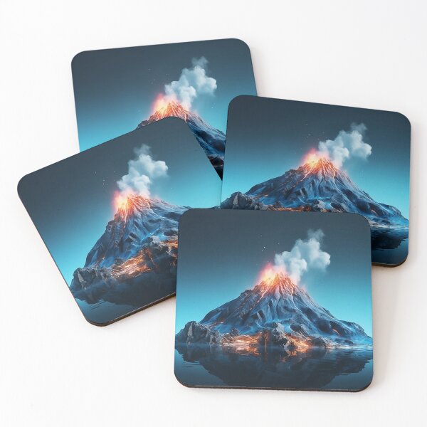 Item preview, Volcano Iceberg - Digital Art designed and sold by SnoopyTF.