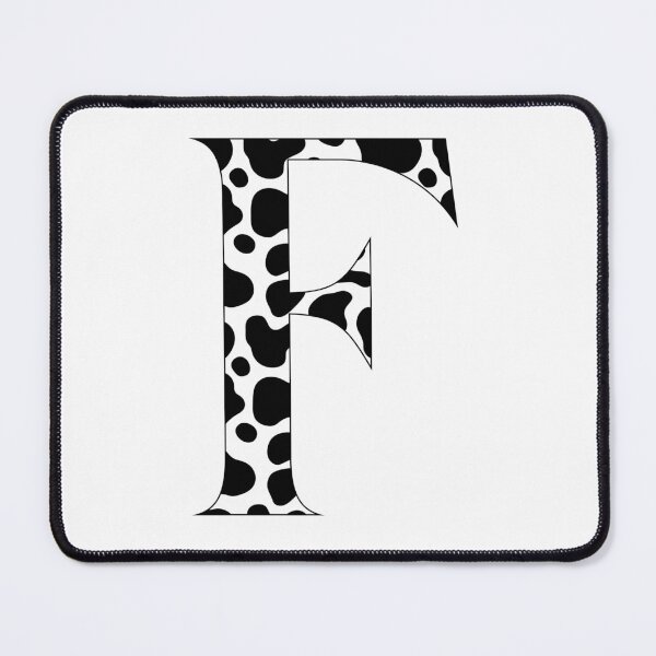 Item preview, Letter F Cow Print Initial designed and sold by NimuehArt.