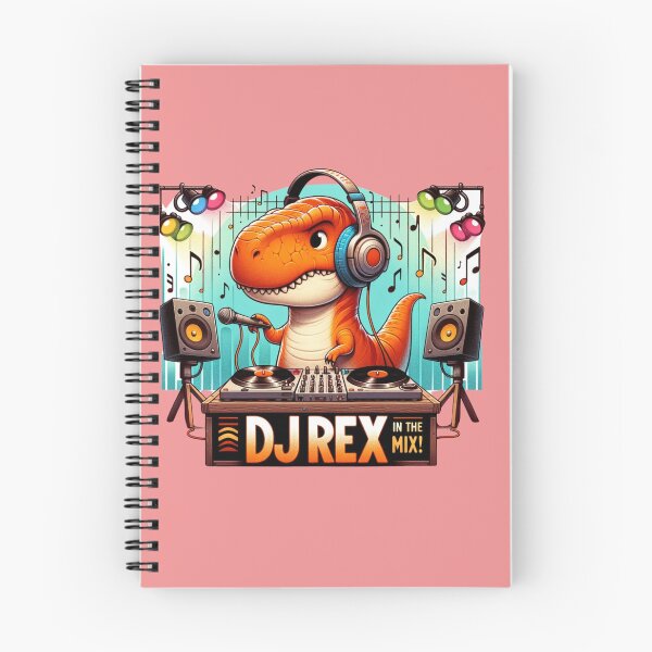 Item preview, Funny T-Rex DJ REX designed and sold by CoussaZau.