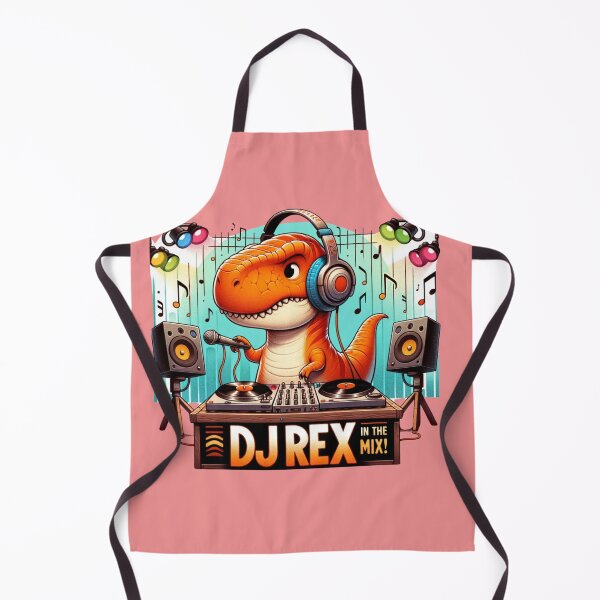 Item preview, Funny T-Rex DJ REX designed and sold by CoussaZau.