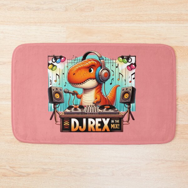 Item preview, Funny T-Rex DJ REX designed and sold by CoussaZau.