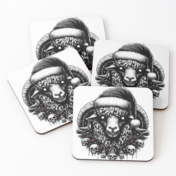 Item preview, Gothic Horror Xmas Sheep designed and sold by ArtadoraDesignz.
