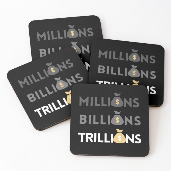 Item preview, Millions Billions Trillions Finance Enthusiast T-shirt designed and sold by Blendfactor.