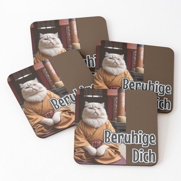 Item preview, KI-generierte Katze 01 "Beruhige dich" designed and sold by Cliff-Qi.