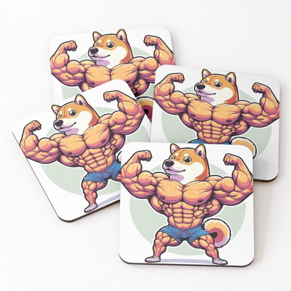 Item preview, Muscular Shiba Inu designed and sold by Michael Bastianelli.