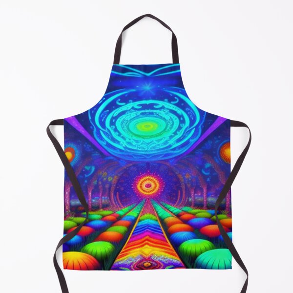 Item preview, A Midnight Blue Psychedelic Trail designed and sold by TheDarkWardrobe.