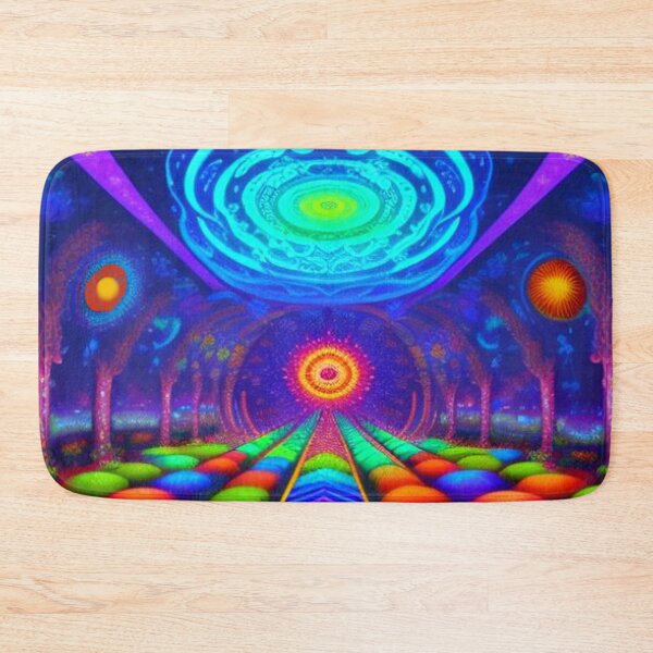 Item preview, A Midnight Blue Psychedelic Trail designed and sold by TheDarkWardrobe.