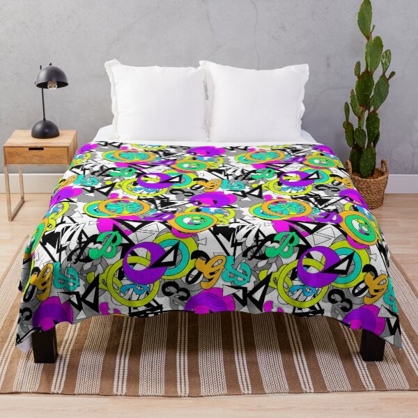 Item preview, Multicolored pattern with latin letters designed and sold by fuzzyfox.