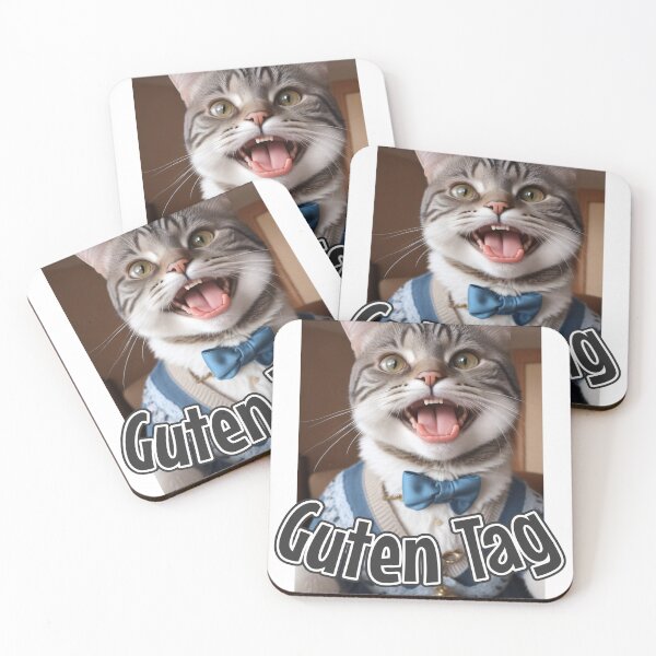 Item preview, KI-generierte Katze 01 "Guten Tag" designed and sold by Cliff-Qi.