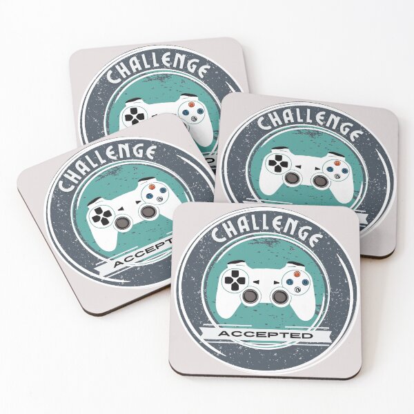 Item preview, Distressed Video Gamer- Challenge Accepted designed and sold by ColorfulKiddos.