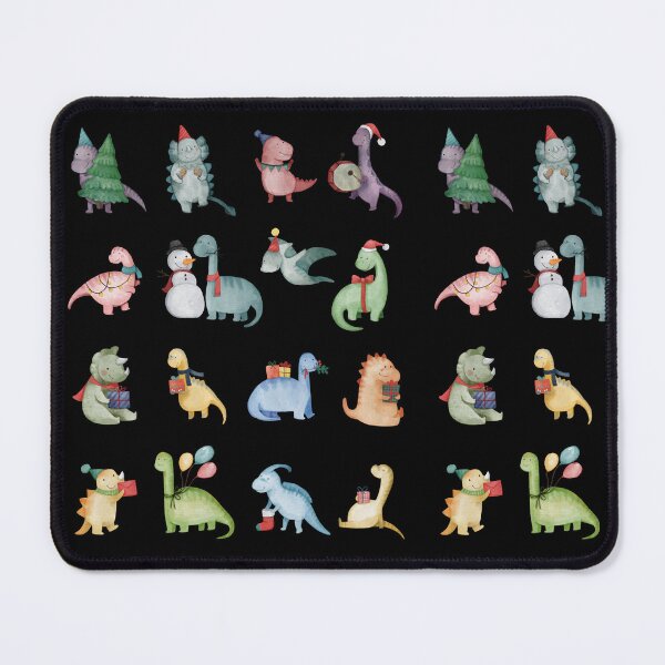 Item preview, Cute Christmas Santa Dino Set designed and sold by patternjp.