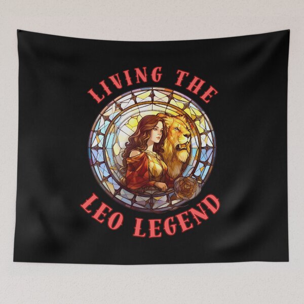 Item preview, Living The Leo Legend. leo astrology designed and sold by ZodiacWonders.
