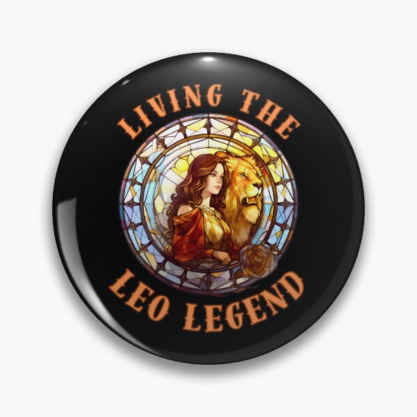 Item preview, Living The Leo Legend. leo quote designed and sold by ZodiacWonders.