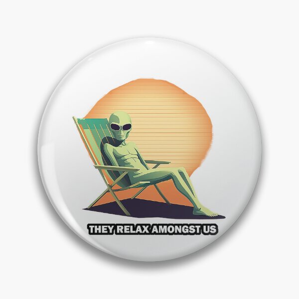 Item preview, Alien at the beach designed and sold by JollyGoodMerch.
