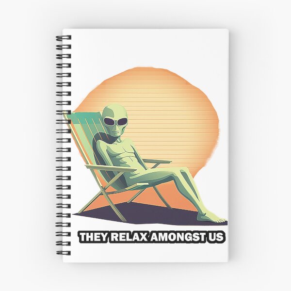 Item preview, Alien at the beach designed and sold by JollyGoodMerch.