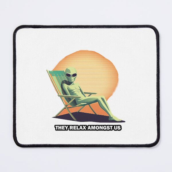 Item preview, Alien at the beach designed and sold by JollyGoodMerch.