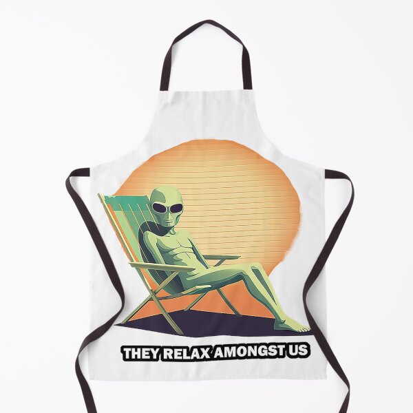 Item preview, Alien at the beach designed and sold by JollyGoodMerch.