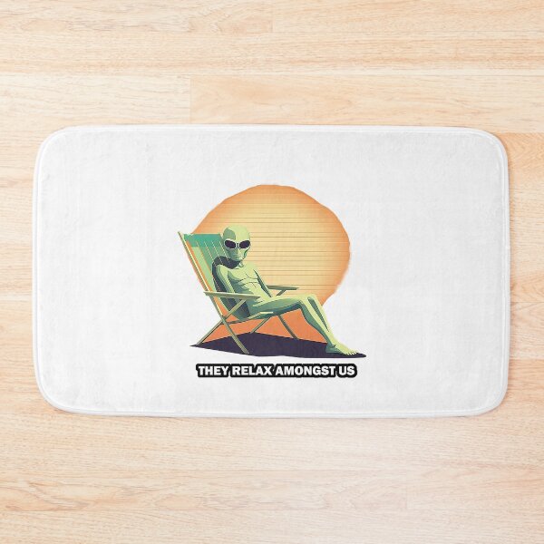 Item preview, Alien at the beach designed and sold by JollyGoodMerch.
