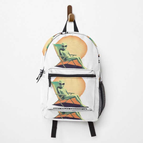 Item preview, Alien at the beach designed and sold by JollyGoodMerch.