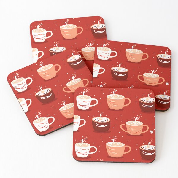 Item preview, Christmas Warmth in a Mug: Red Latte & Cocoa Delight designed and sold by unimuse.