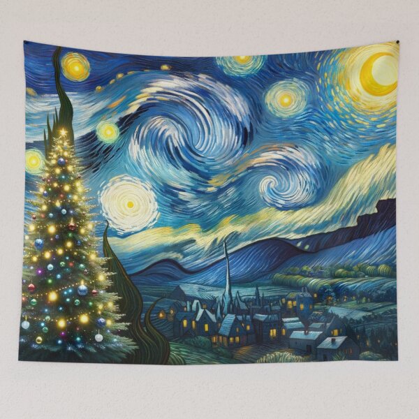Item preview, Starry Christmas Night designed and sold by DronzaX.