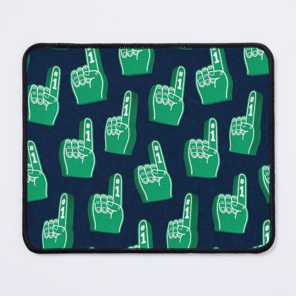 Item preview, #1 fan foam fingers - sports fan - blue & green designed and sold by littlearrow.