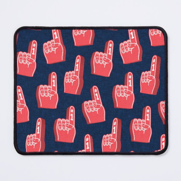 Item preview, #1 fan foam fingers - sports fan - blue & red designed and sold by littlearrow.