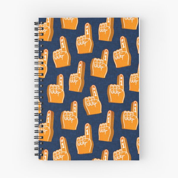 Item preview, #1 fan foam fingers - sports fan - blue & orange designed and sold by littlearrow.