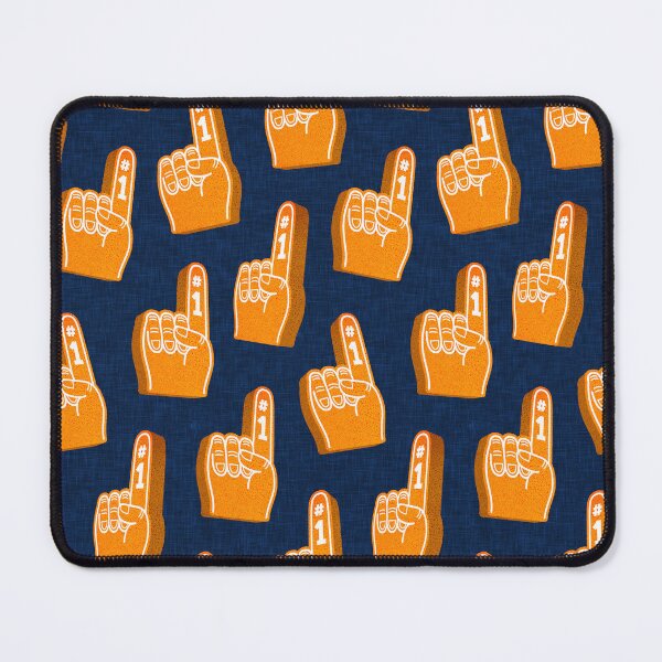 Item preview, #1 fan foam fingers - sports fan - blue & orange designed and sold by littlearrow.