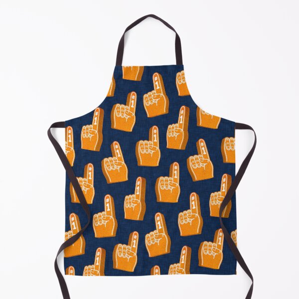 Item preview, #1 fan foam fingers - sports fan - blue & orange designed and sold by littlearrow.