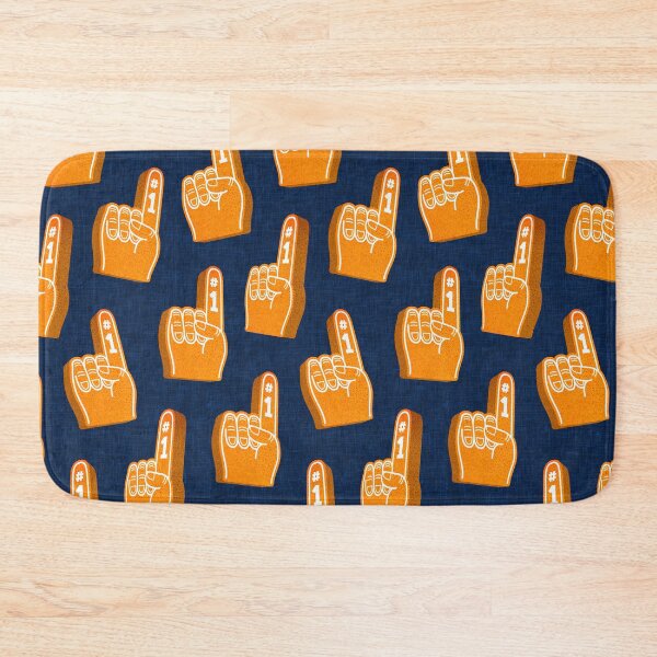 Item preview, #1 fan foam fingers - sports fan - blue & orange designed and sold by littlearrow.