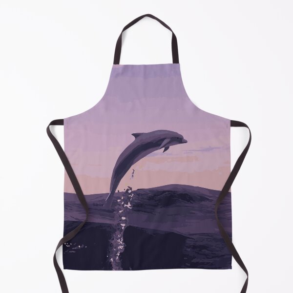 Item preview, Dolphin Illustration - Pink Sunset designed and sold by OG-Graphics.