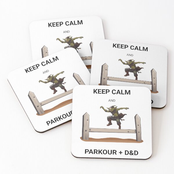 Item preview, Keep Calm and Parkour + D&D designed and sold by Patrick Burgess.