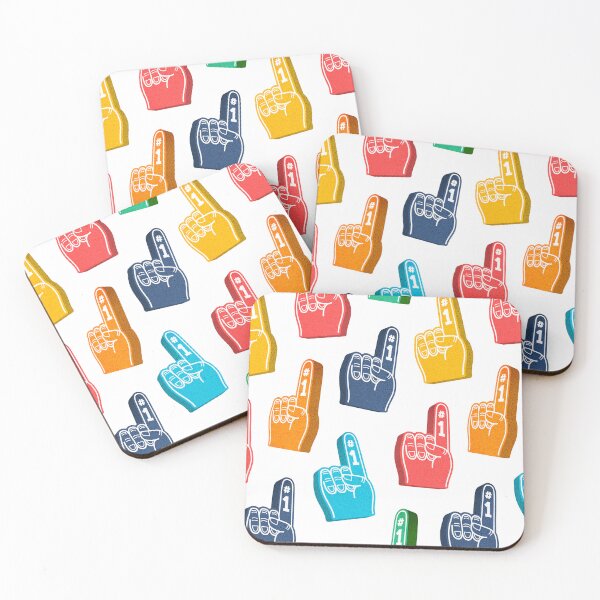 Item preview, #1 fan foam fingers - sports fan  designed and sold by littlearrow.