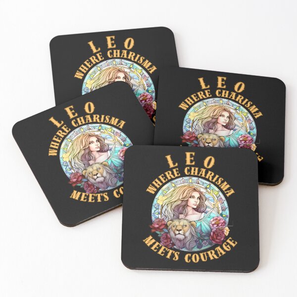 Item preview, Leo: Where Charisma Meets Courage. leo sign designed and sold by ZodiacWonders.