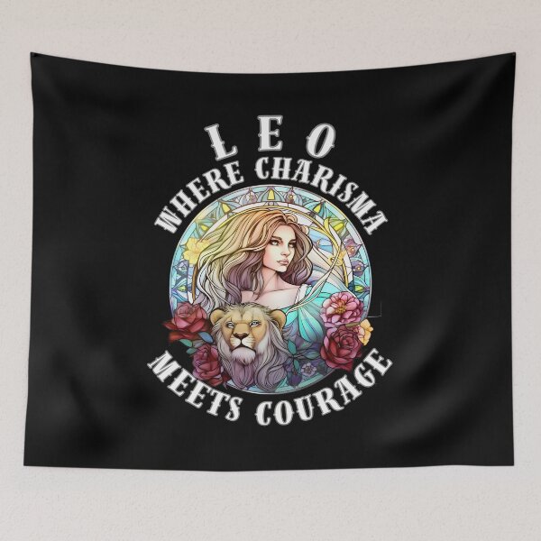 Item preview, Leo: Where Charisma Meets Courage designed and sold by ZodiacWonders.