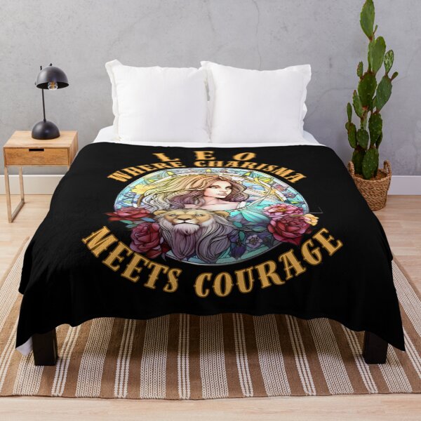 Item preview, Leo: Where Charisma Meets Courage. leo sign designed and sold by ZodiacWonders.