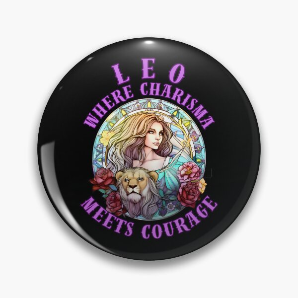 Item preview, Leo: Where Charisma Meets Courage. leo zodiac designed and sold by ZodiacWonders.