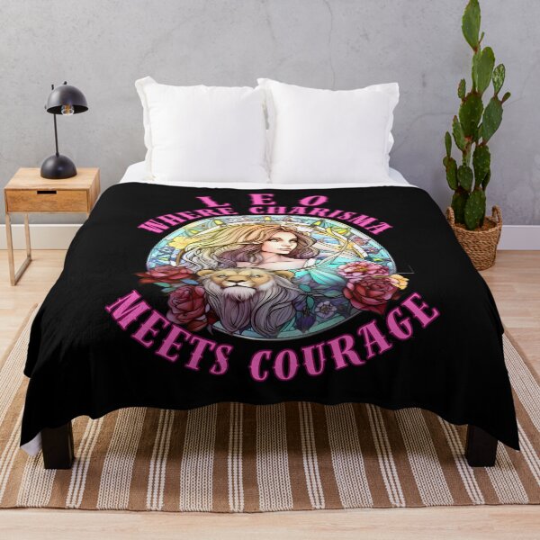 Item preview, Leo: Where Charisma Meets Courage. leo horoscope designed and sold by ZodiacWonders.