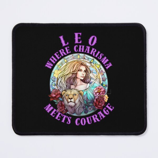 Item preview, Leo: Where Charisma Meets Courage. leo zodiac designed and sold by ZodiacWonders.