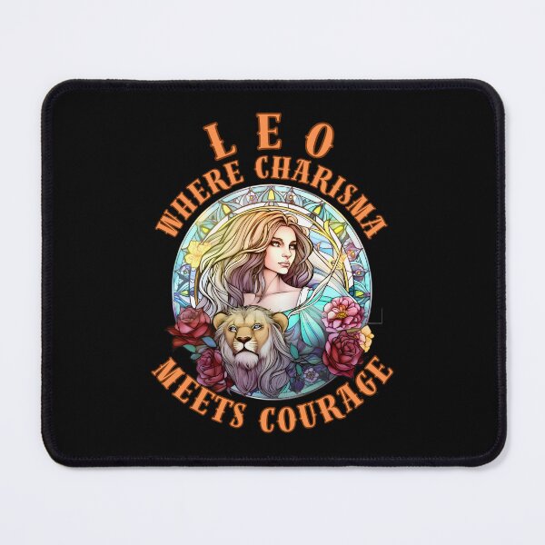 Item preview, Leo: Where Charisma Meets Courage. leo quote designed and sold by ZodiacWonders.