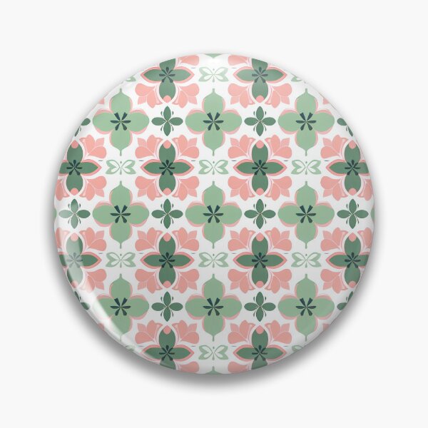 Item preview, Pink peach and green leaves designed and sold by boyangyang.