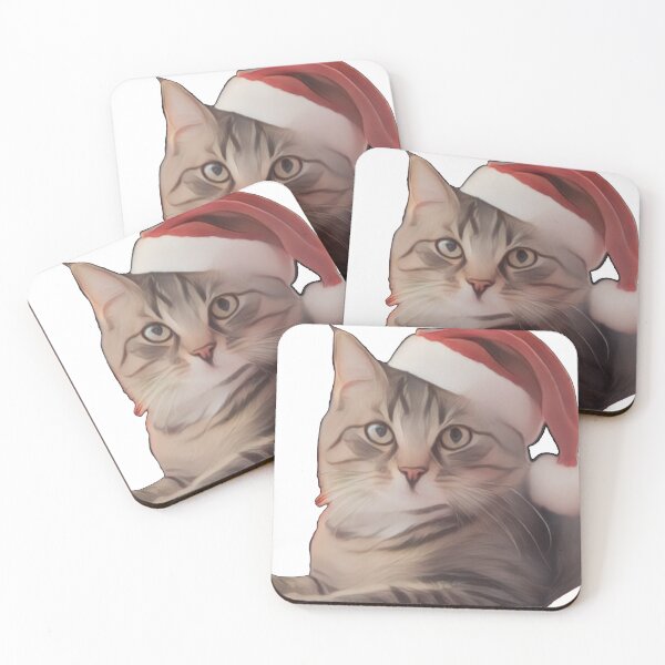 Item preview, christmas cat xmas cat kitten kitty designed and sold by hssua188.