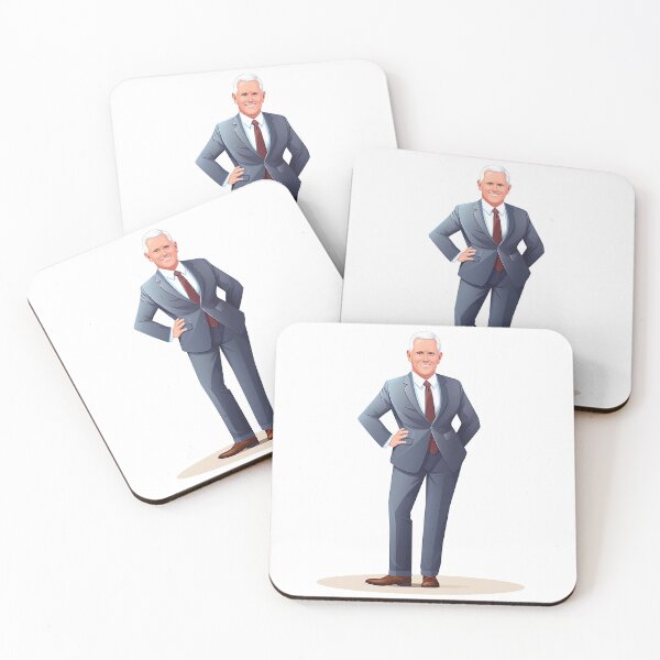 Item preview, Mike Pence: Portrait of an Influential American Politician and Former Vice President designed and sold by wannapong.